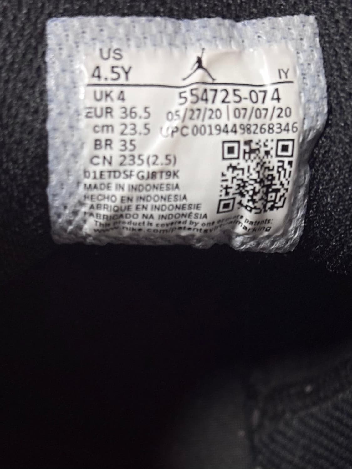 조던 1 미드 브레드 밴드 2020 235 상품이미지5