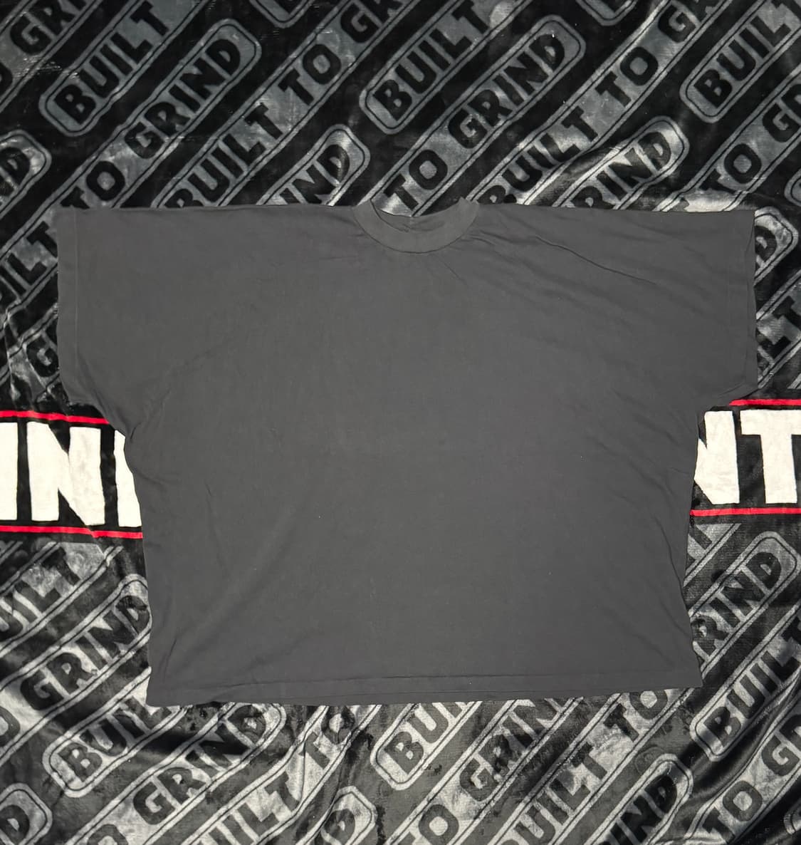 로스 앤젤레스 어패럴 싱글 스티치 심리스 디럭스 티 블랙 상품이미지1