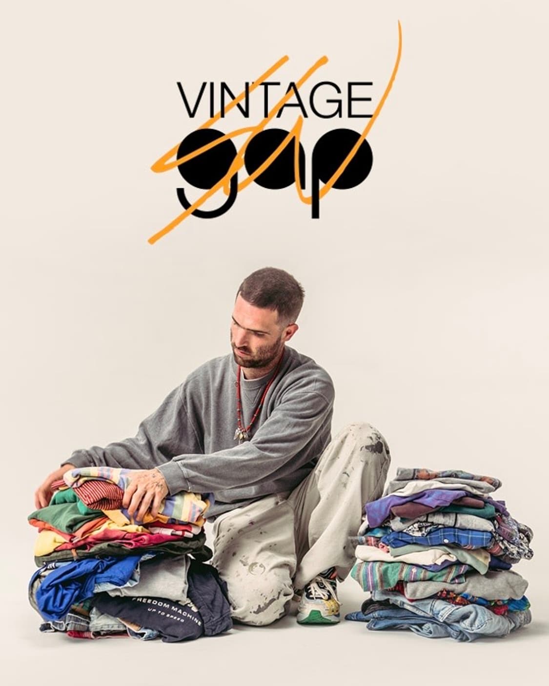 90s 올드 빈티지 갭 플란넬 체크 셔츠 M (103-105) 상품이미지9