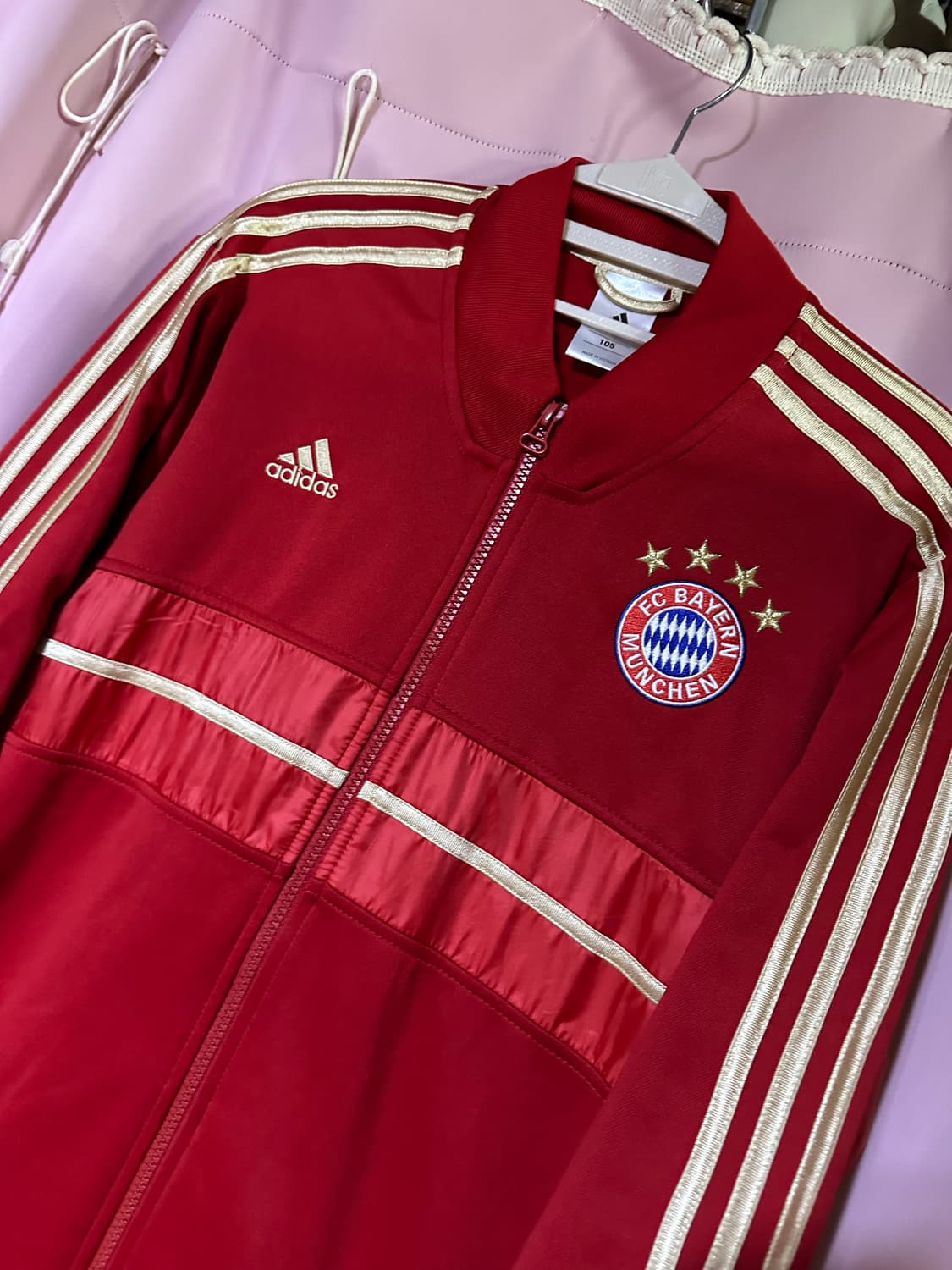 아디다스져지 아디다스 바이에른 뮌헨 트랙탑 아디다스대장 아디다스레드 상품이미지2