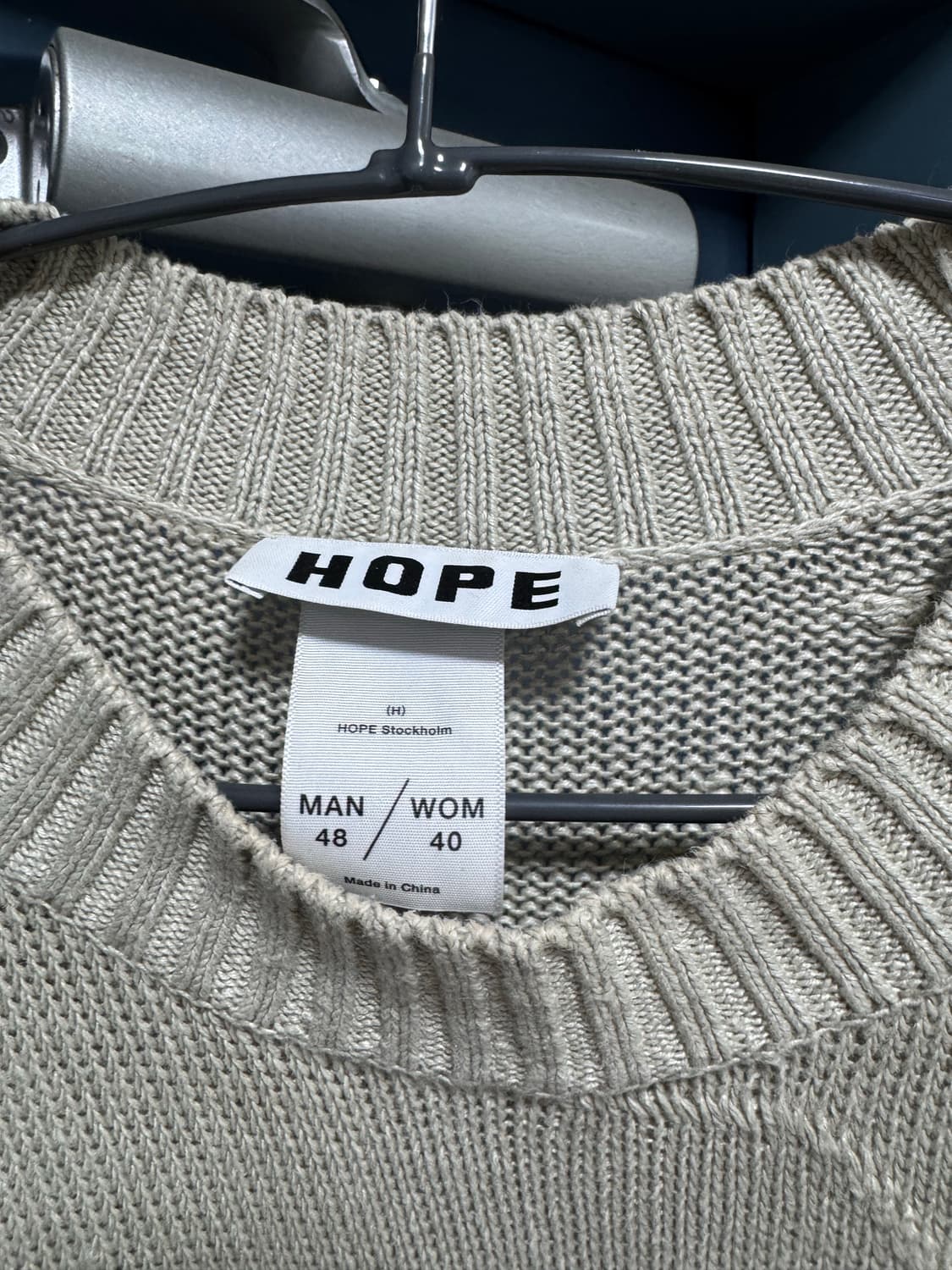 Cracked Sweater - Green Grey L 상품이미지4
