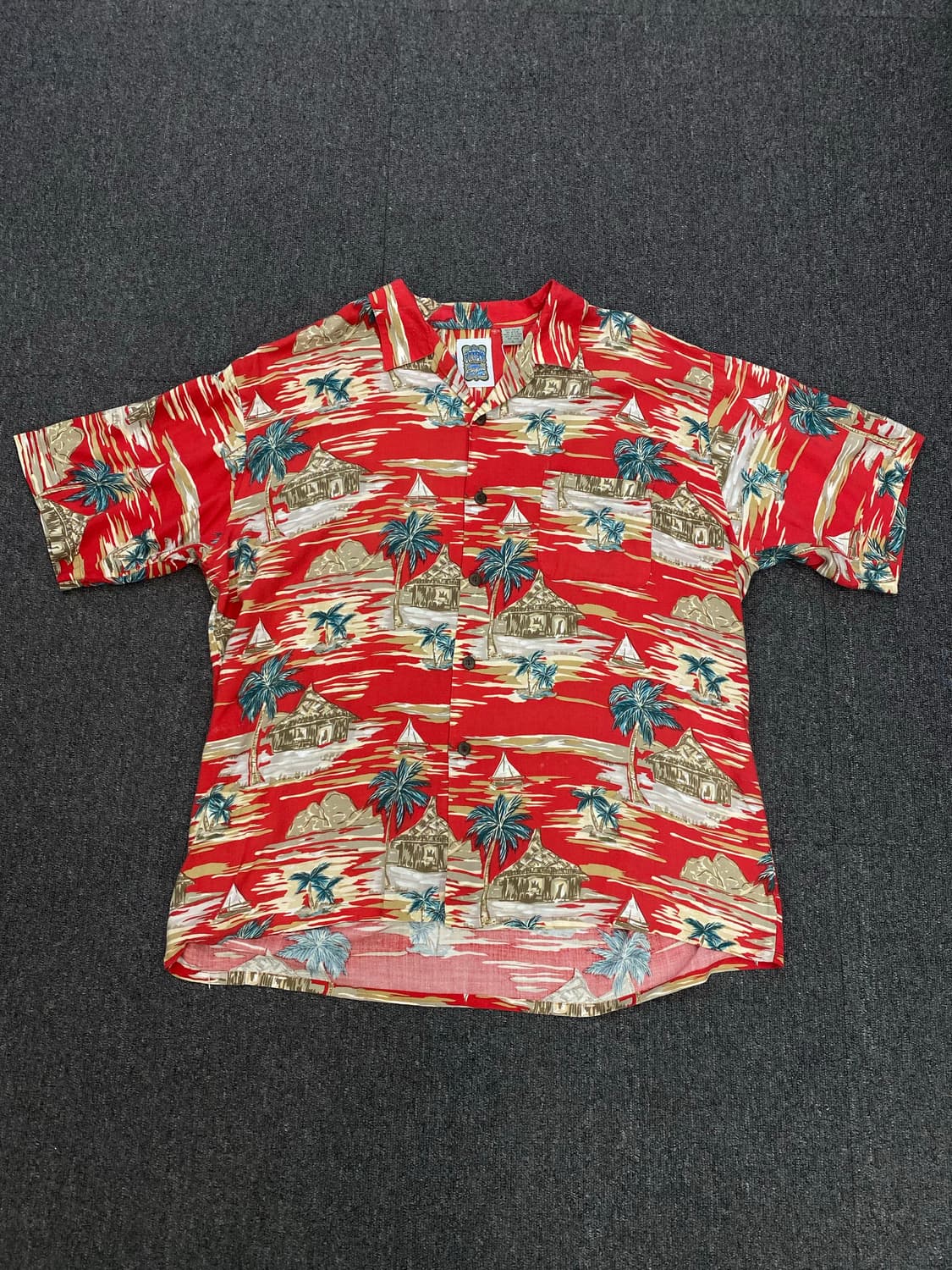 빈티지 하와이안 반팔 셔츠 상품이미지1
