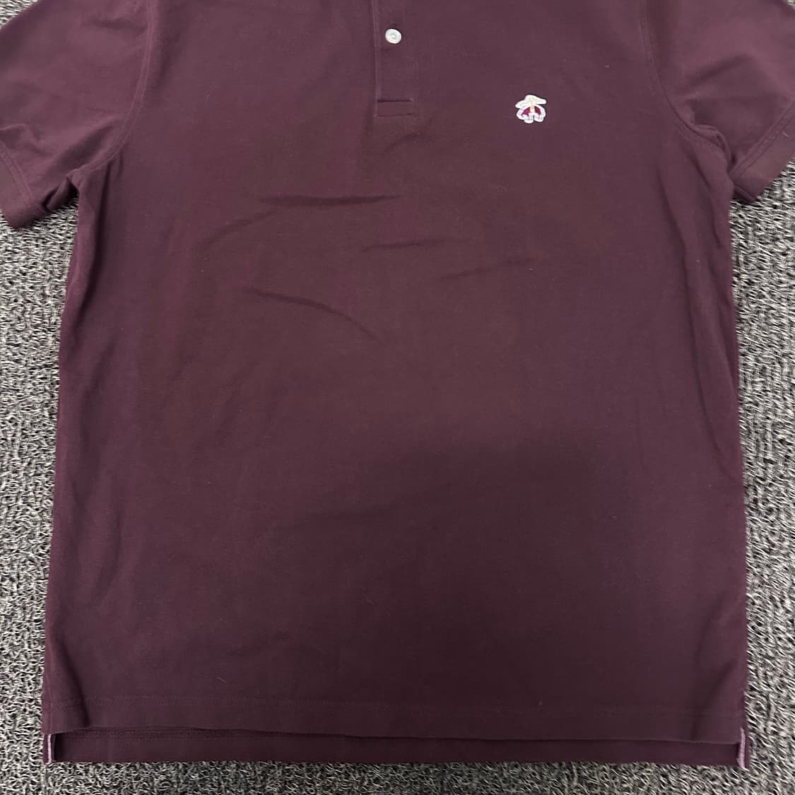 브룩스브라더스 카라티 반팔티셔츠 버건디 XL 상품이미지5