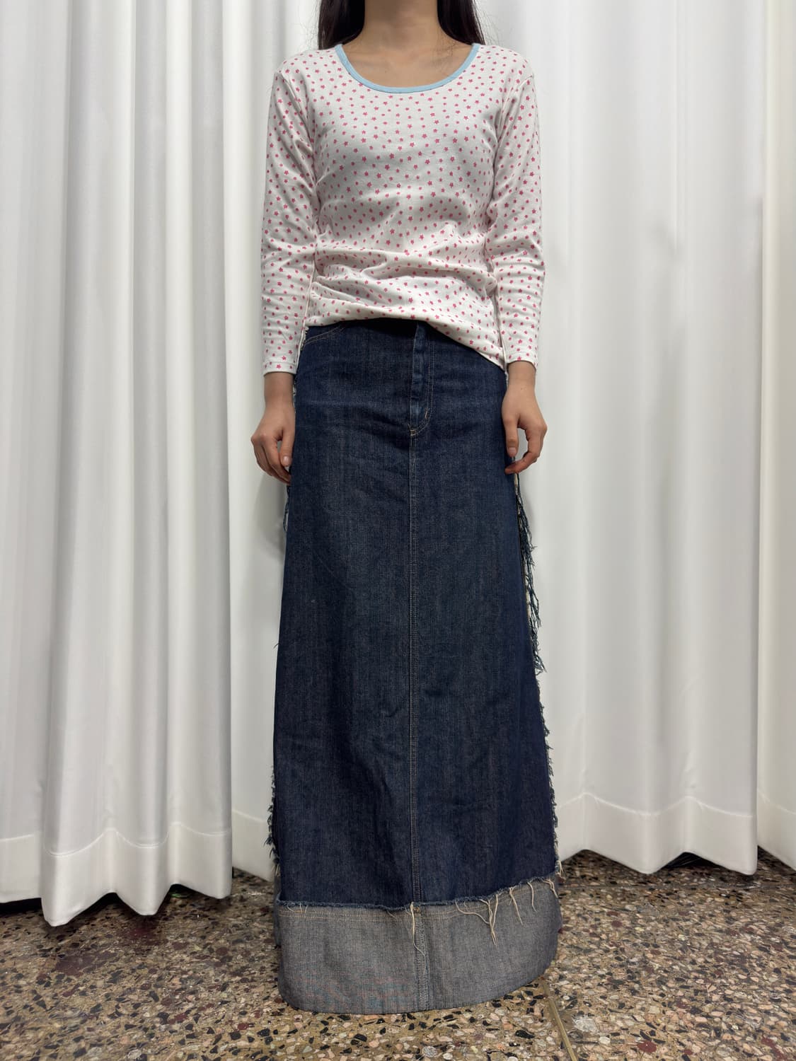 mini star slim top 상품이미지2