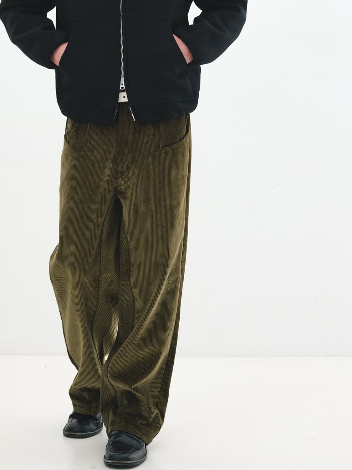 [48] 아이엘 aieul armony trouser khaki 상품이미지1