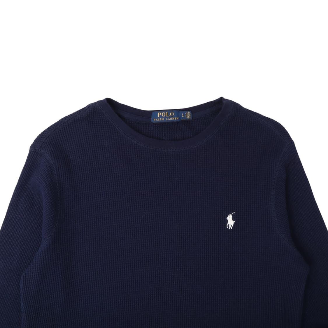 폴로 랄프로렌 네이비 와플 롱슬리브 티셔츠 상품이미지2