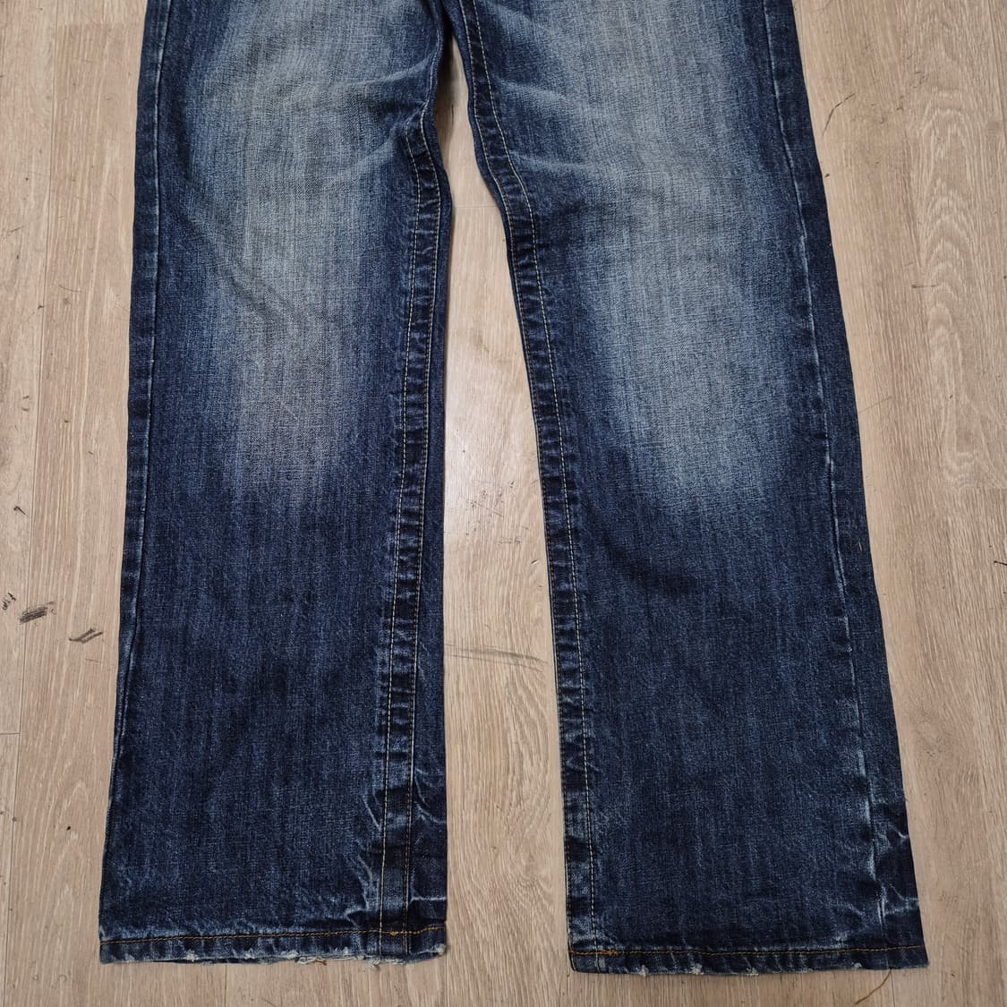 테이크 투 워싱 데님 팬츠 청바지 W34 L33 상품이미지3
