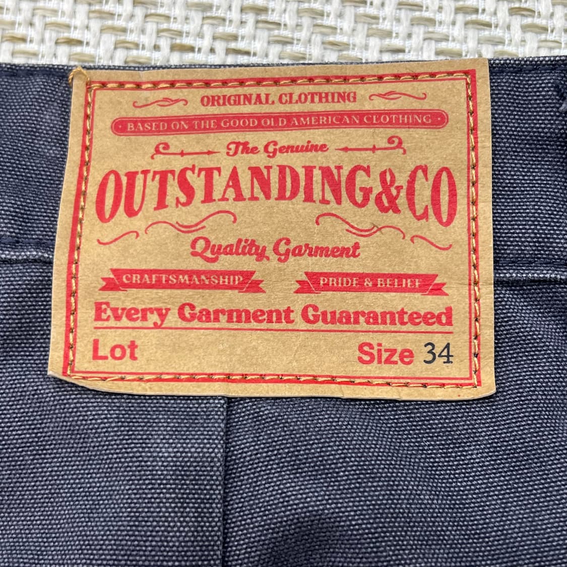 아웃스탠딩 더블니 워크팬츠 r2813 상품이미지6