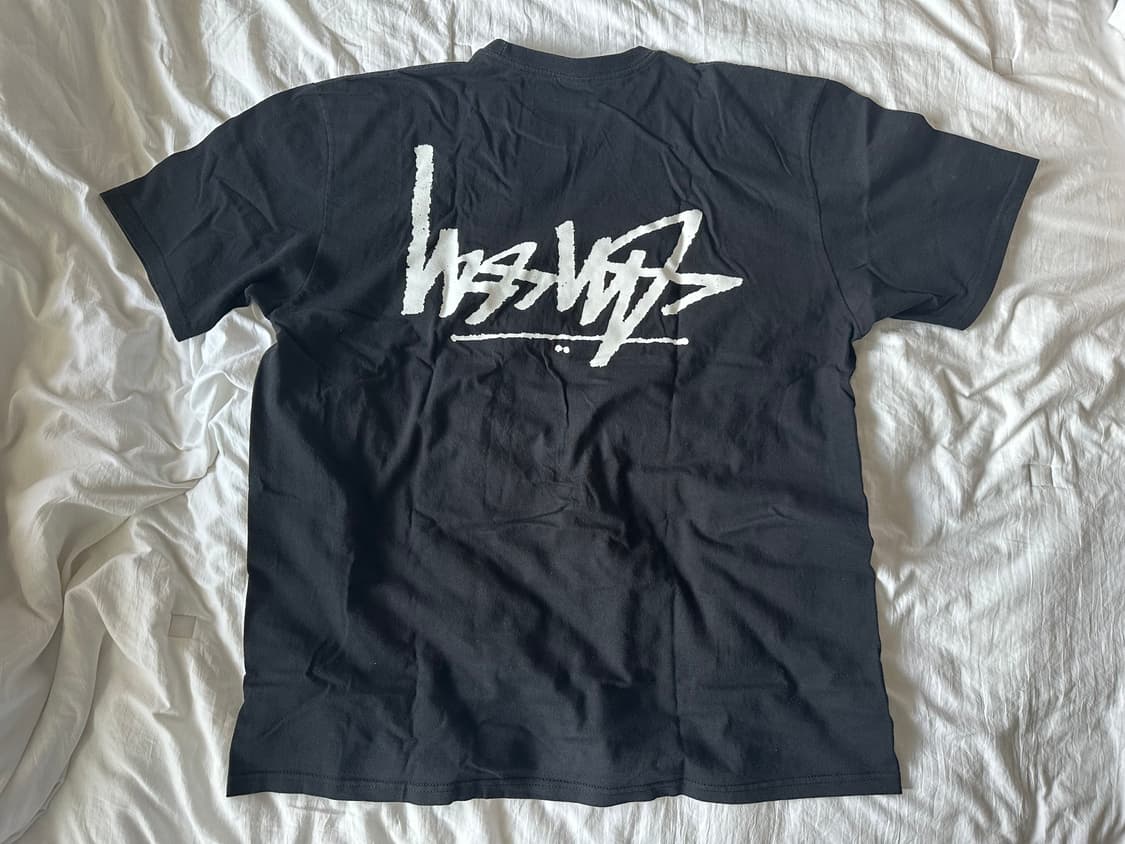 Stussy flipped t-shirt Black XL 상품이미지2