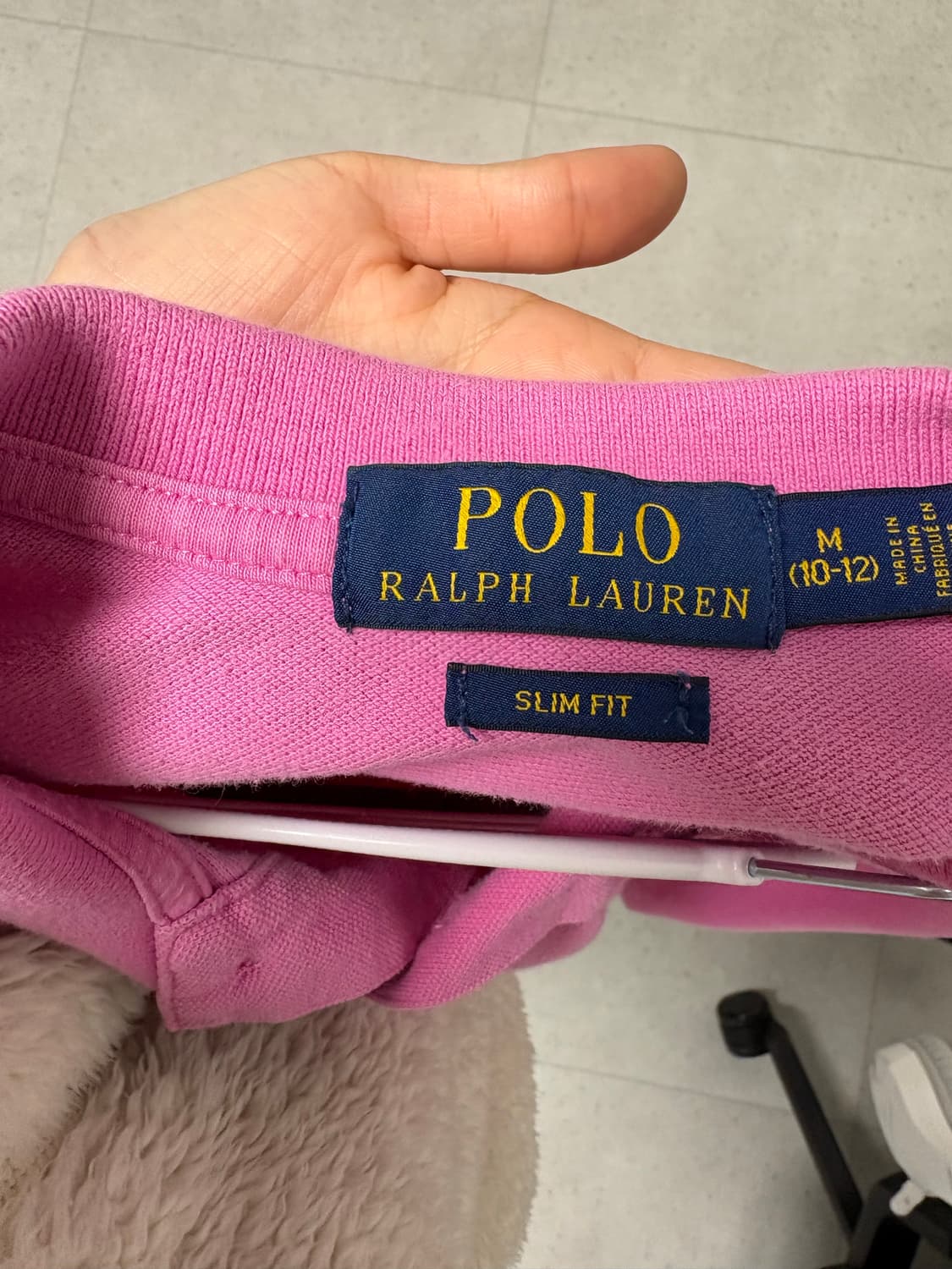 대장) 핑크 빅포니 반팔 카라티 상품이미지6