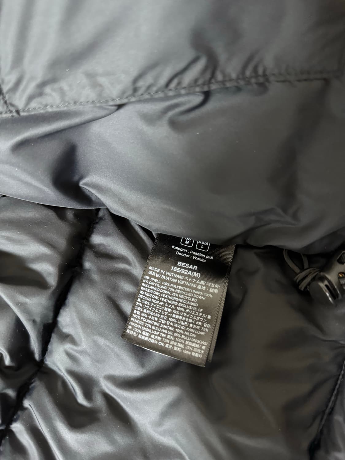 (W) 노스페이스 쉐르파 뽀글이 눕시 자켓 블랙 상품이미지5