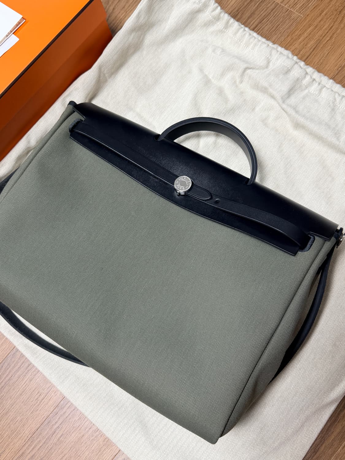 에르메스 에르백39 베르드그리 누아 상품이미지5