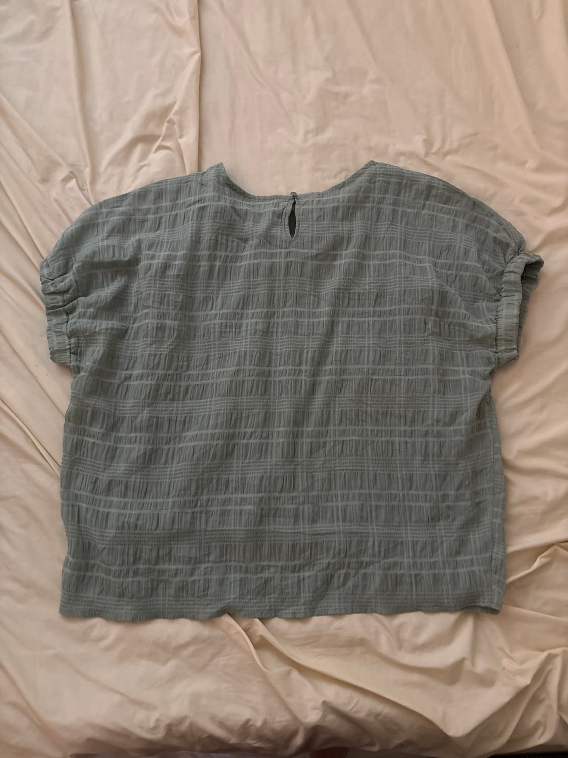 green check blouse 상품이미지3