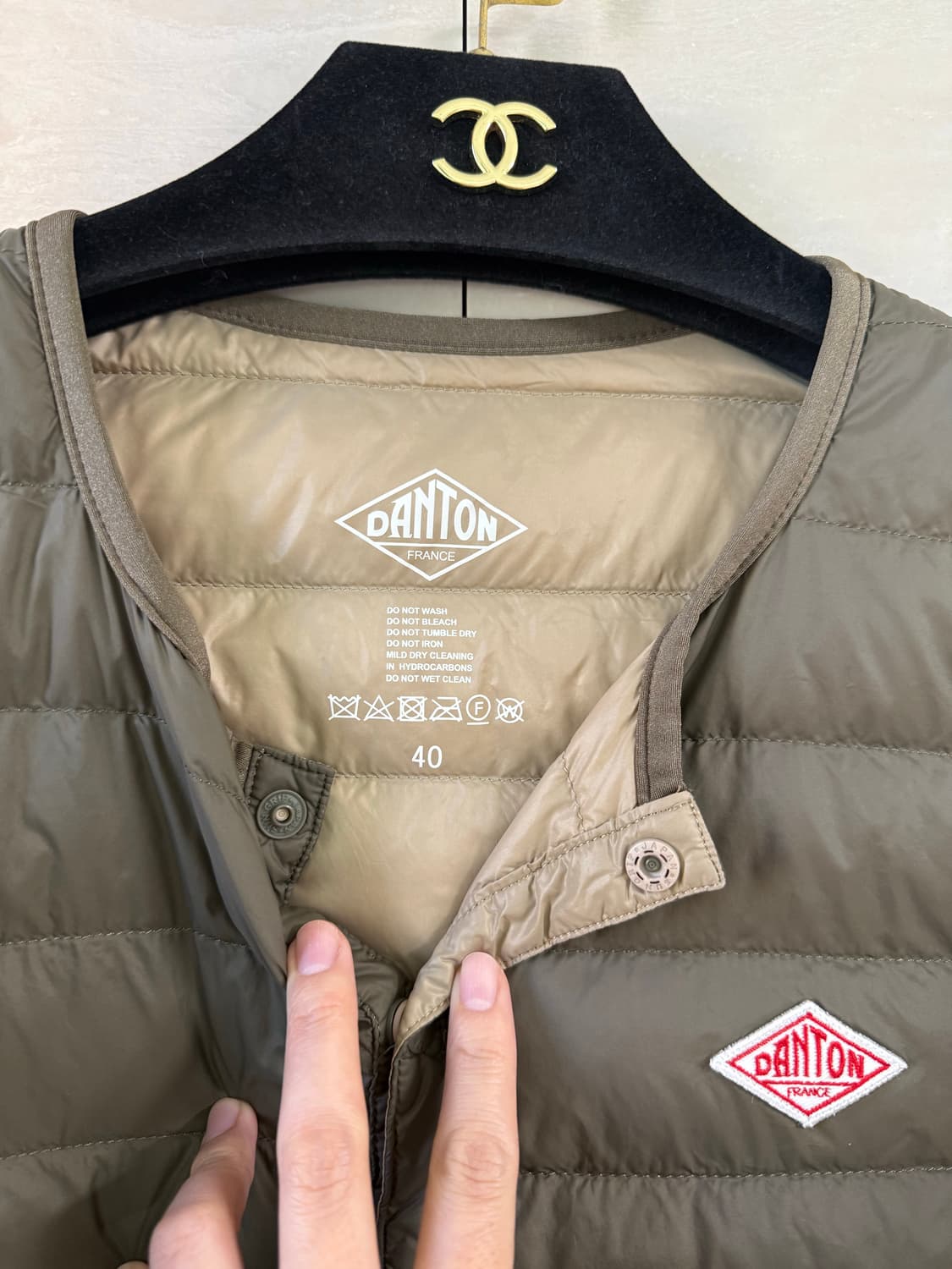 단톤 경량패딩 사이즈40 남녀공용 상품이미지3