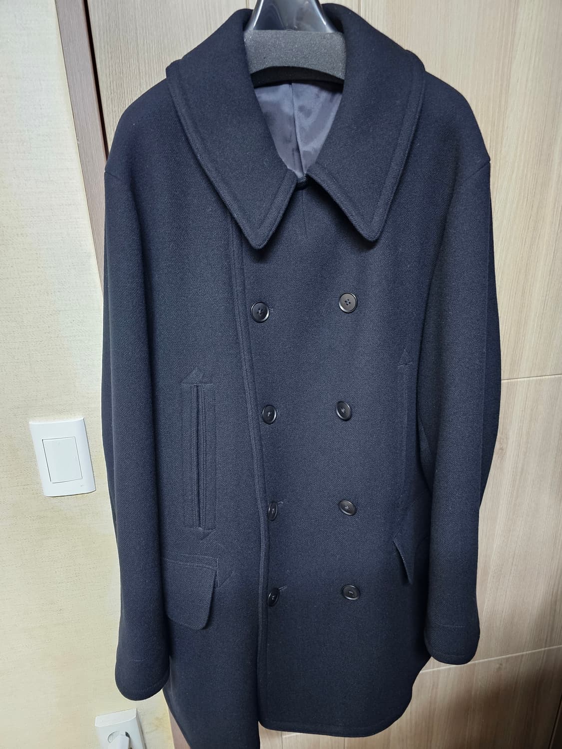 캡틴선샤인 25aw 피코트 블랙 6사이즈 구 44사이즈 25fw 상품이미지1