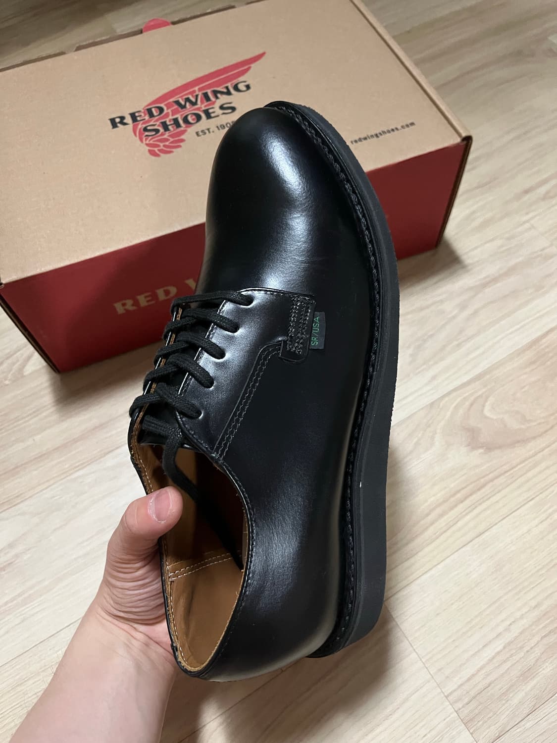 레드윙 포스트맨 101 블랙 차파랄 8.5D(265mm) 상품이미지4