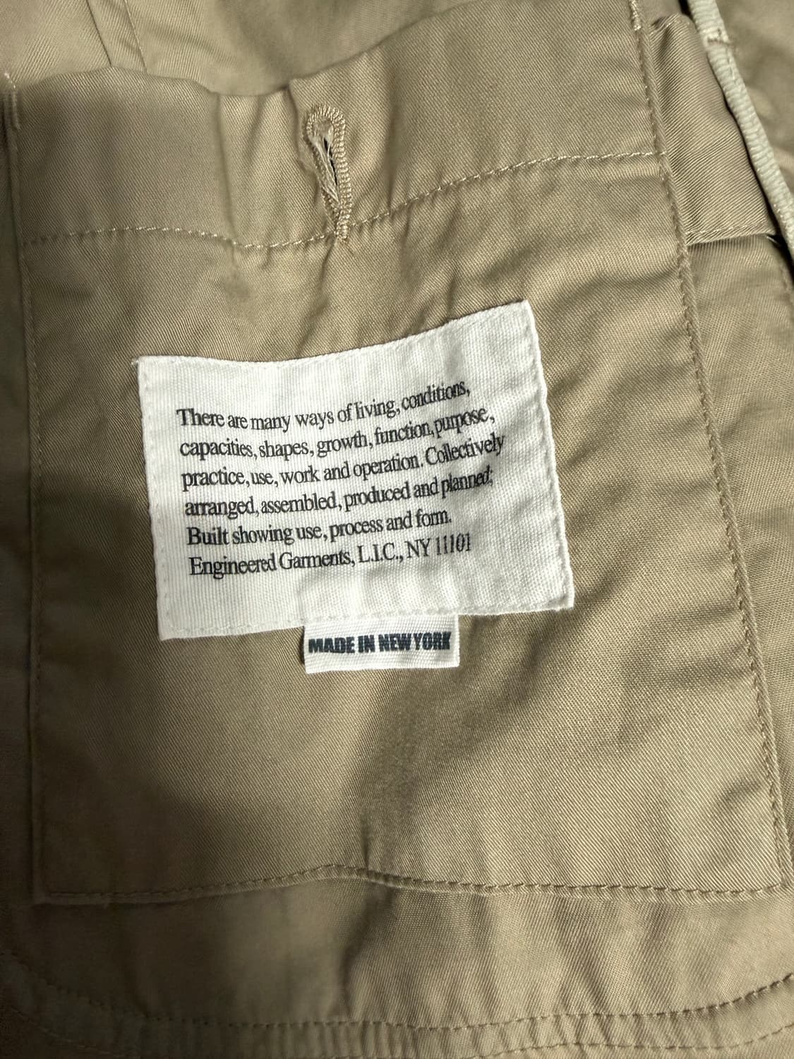 [L] 엔지니어드 가먼츠 NB자켓 베이지 상품이미지6