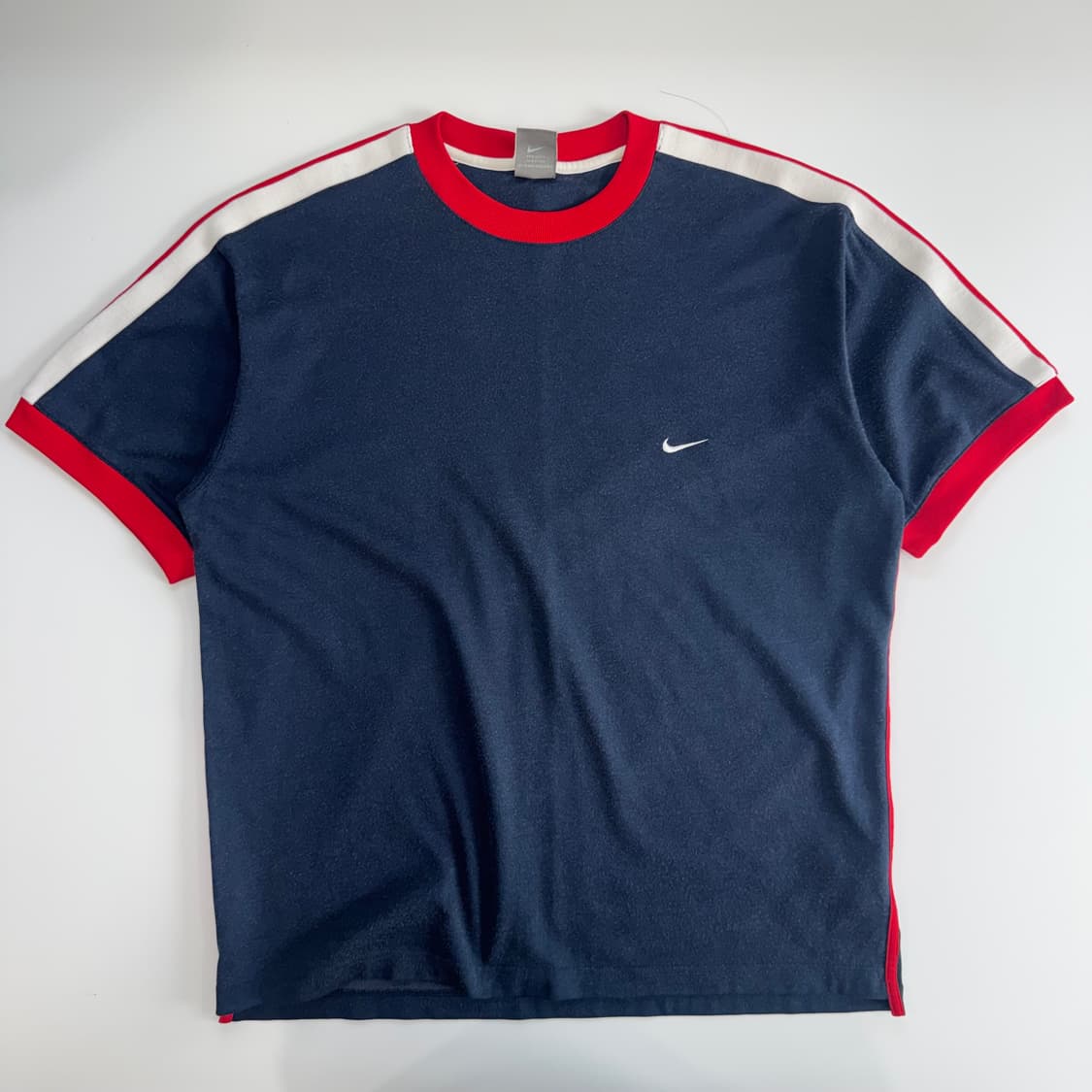 Nike 나이키 네이비 레드 배색 반팔  상품이미지3