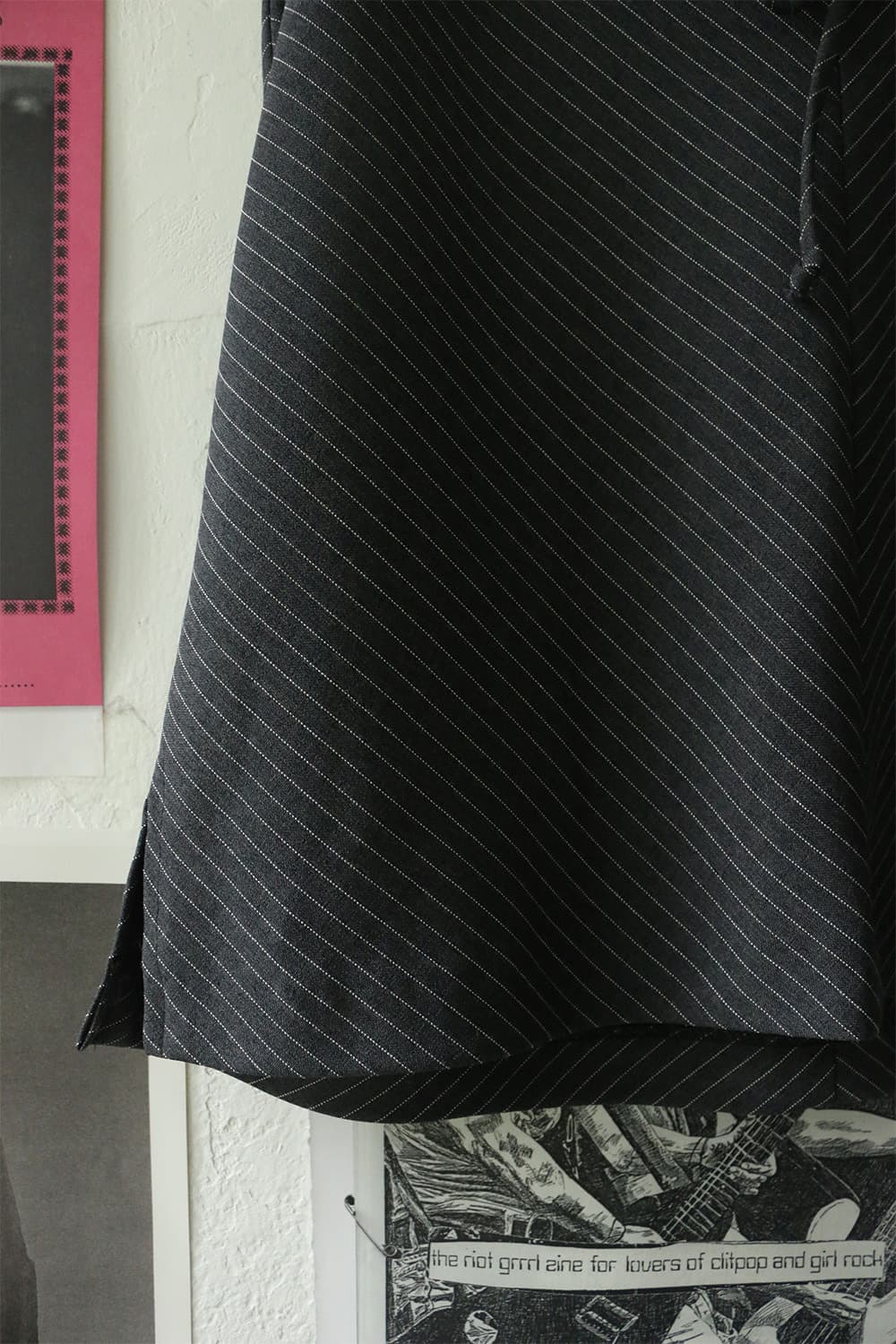 90s USA 핀스트라이프 리본 스커트 상품이미지4