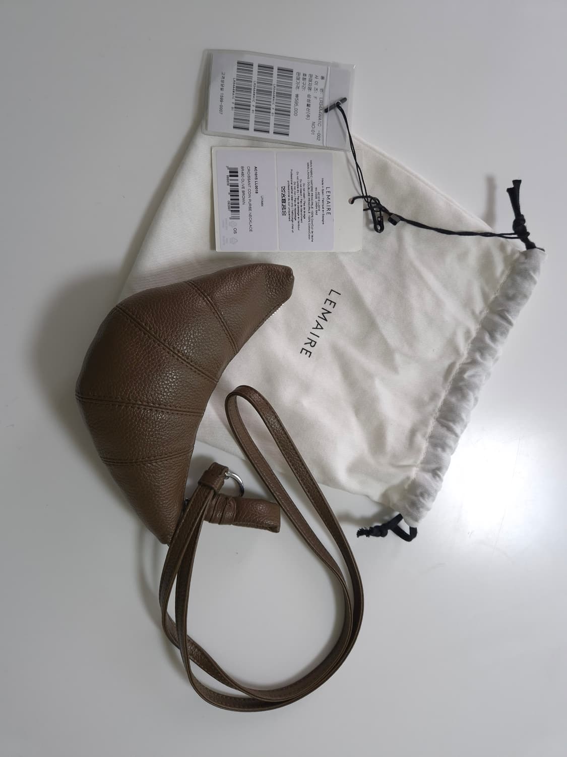 르메르 크루아상 크로스바디 코인 펄스 코인지갑 상품이미지2