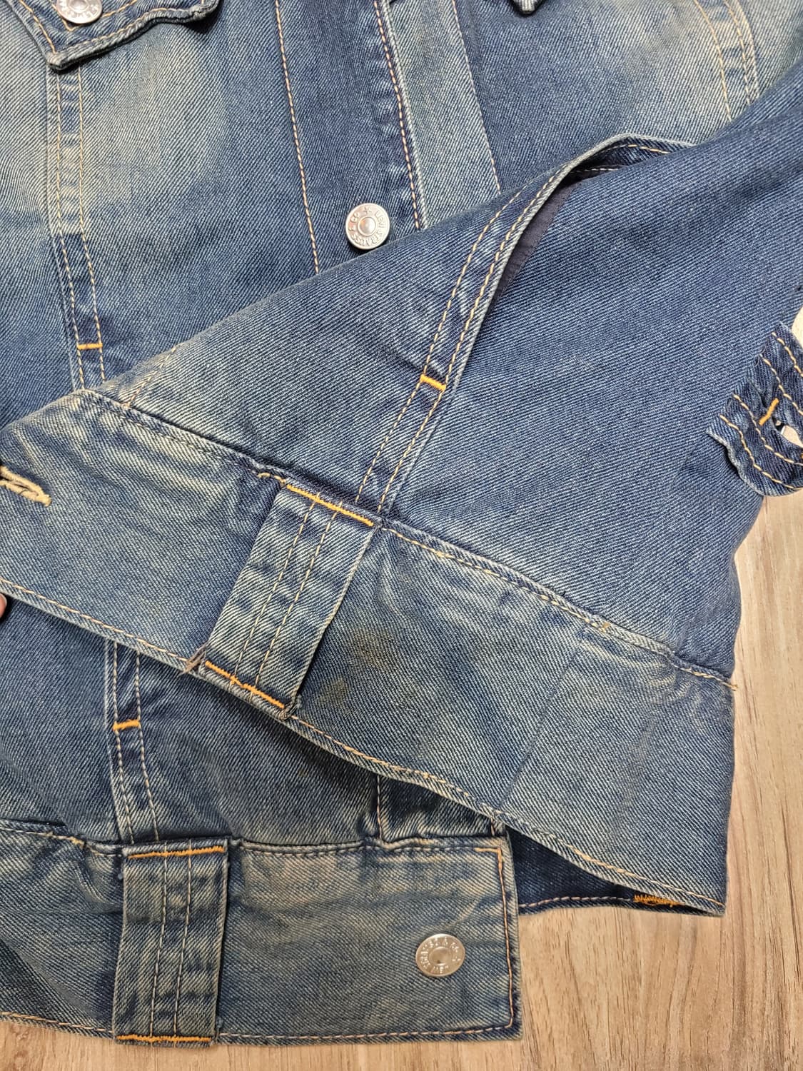Levis 리바이스 Type1 데님 자켓 안감 후리스 청자켓 상품이미지8