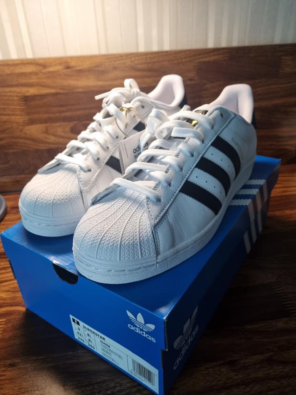 아디다스 슈퍼스타 화이트 블랙 새상품 상품이미지1