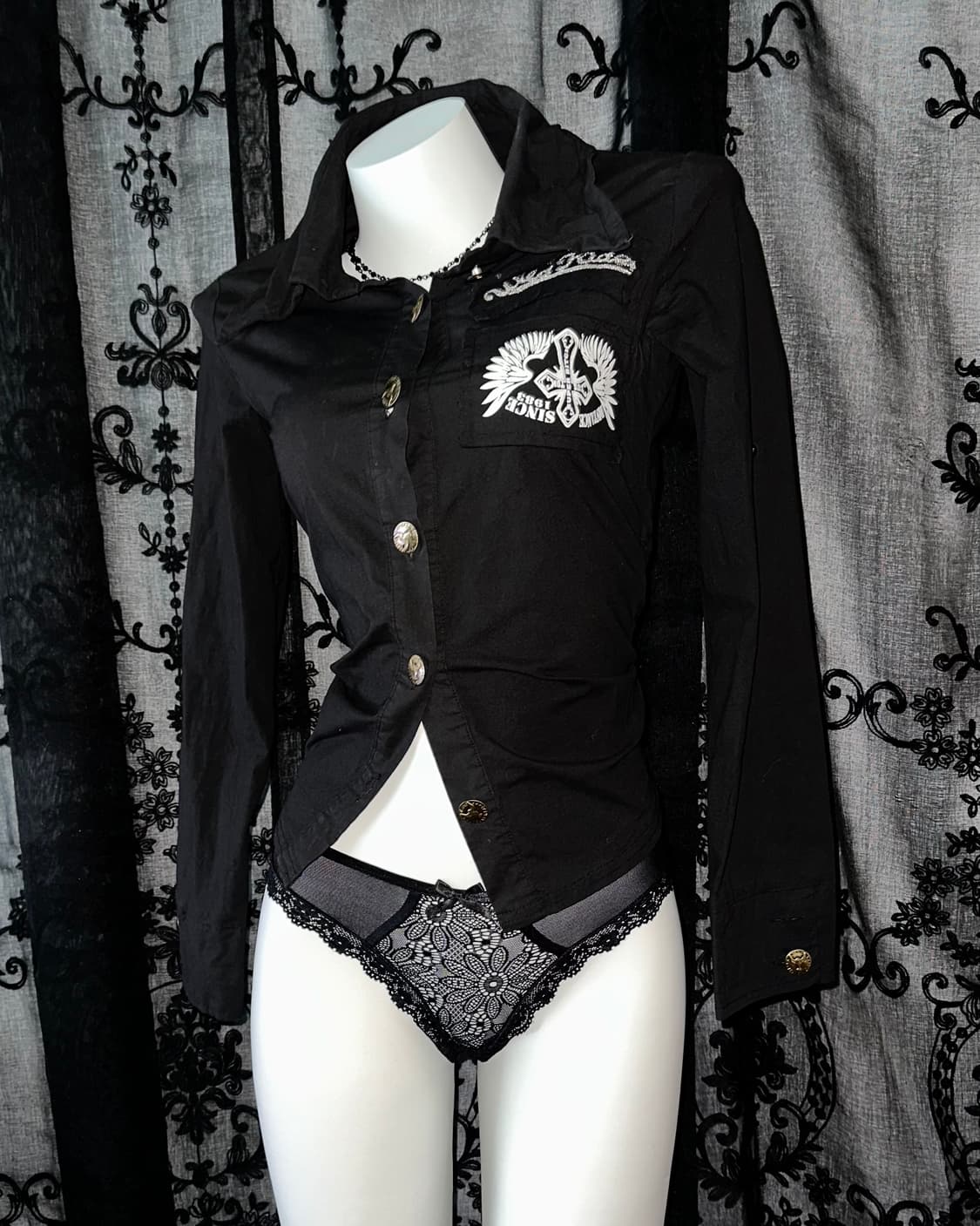 Punk Backless Top 상품이미지3