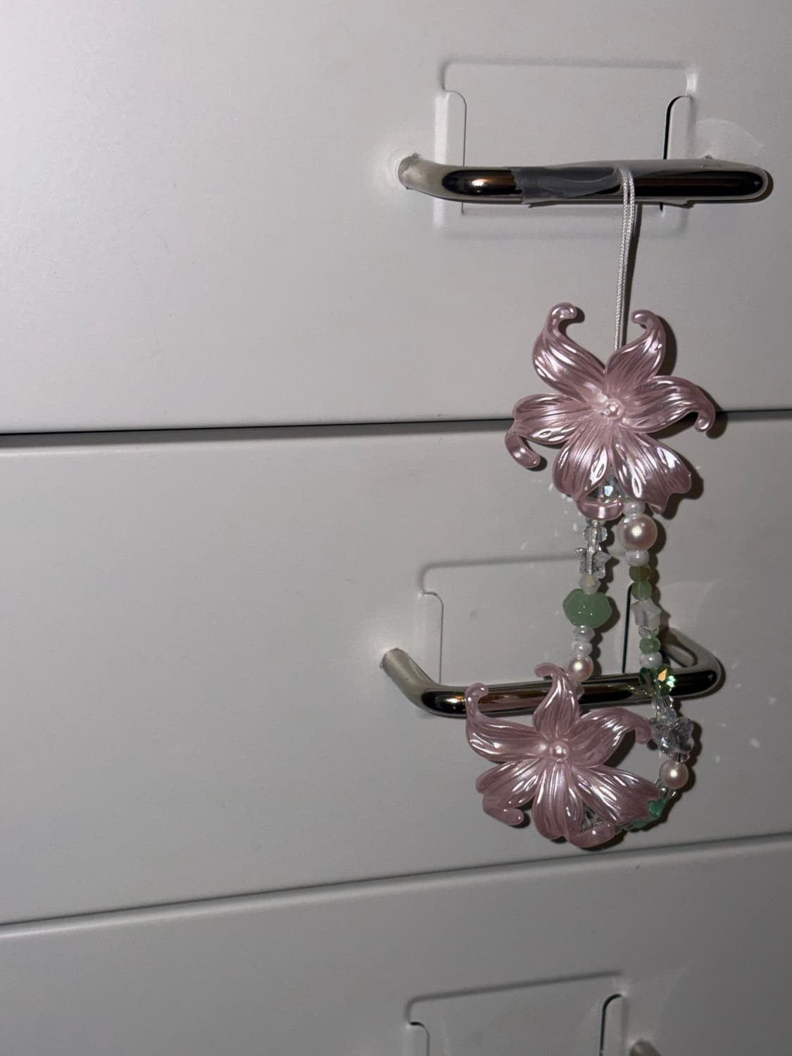 Double Pink lily keyring. handmade 상품이미지4