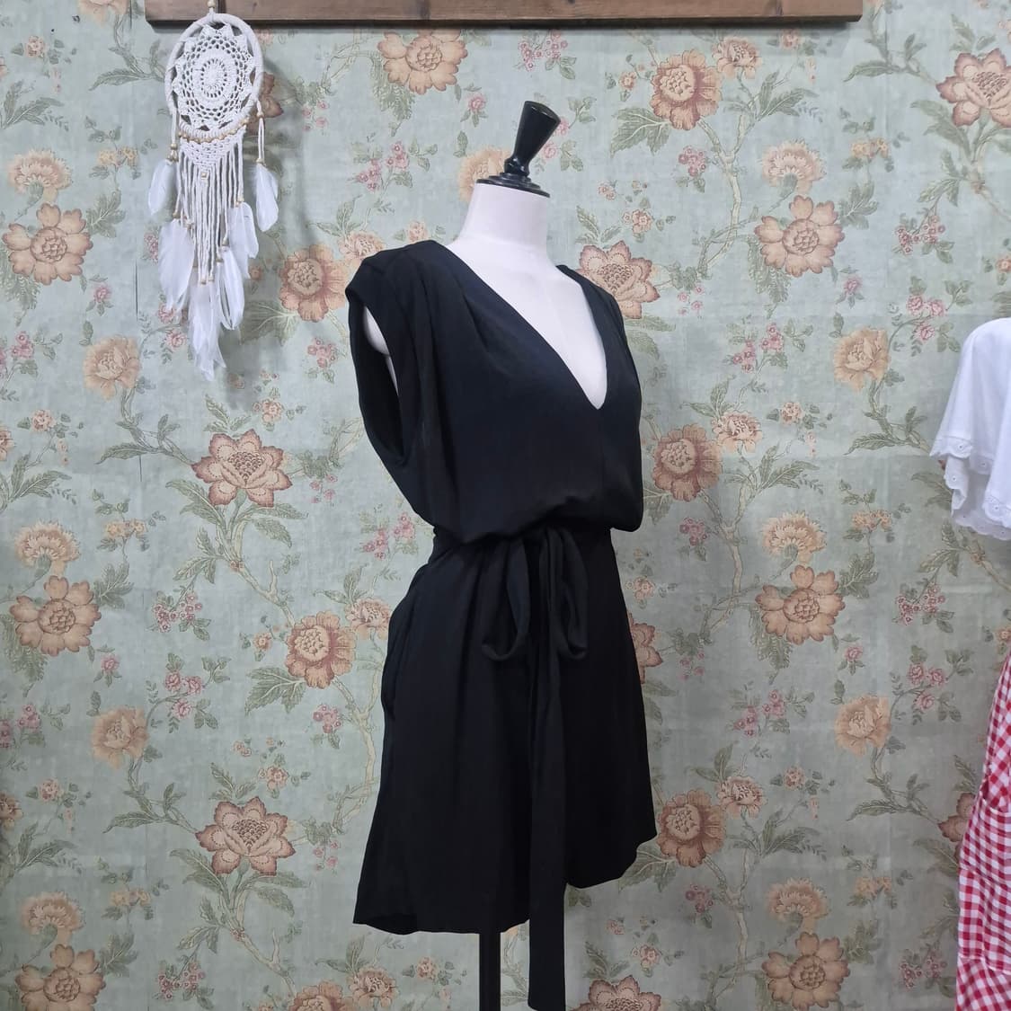 헬무트 랭 아르테미스 숏 슬리브 플리츠 벨티드 롬퍼 상품이미지6