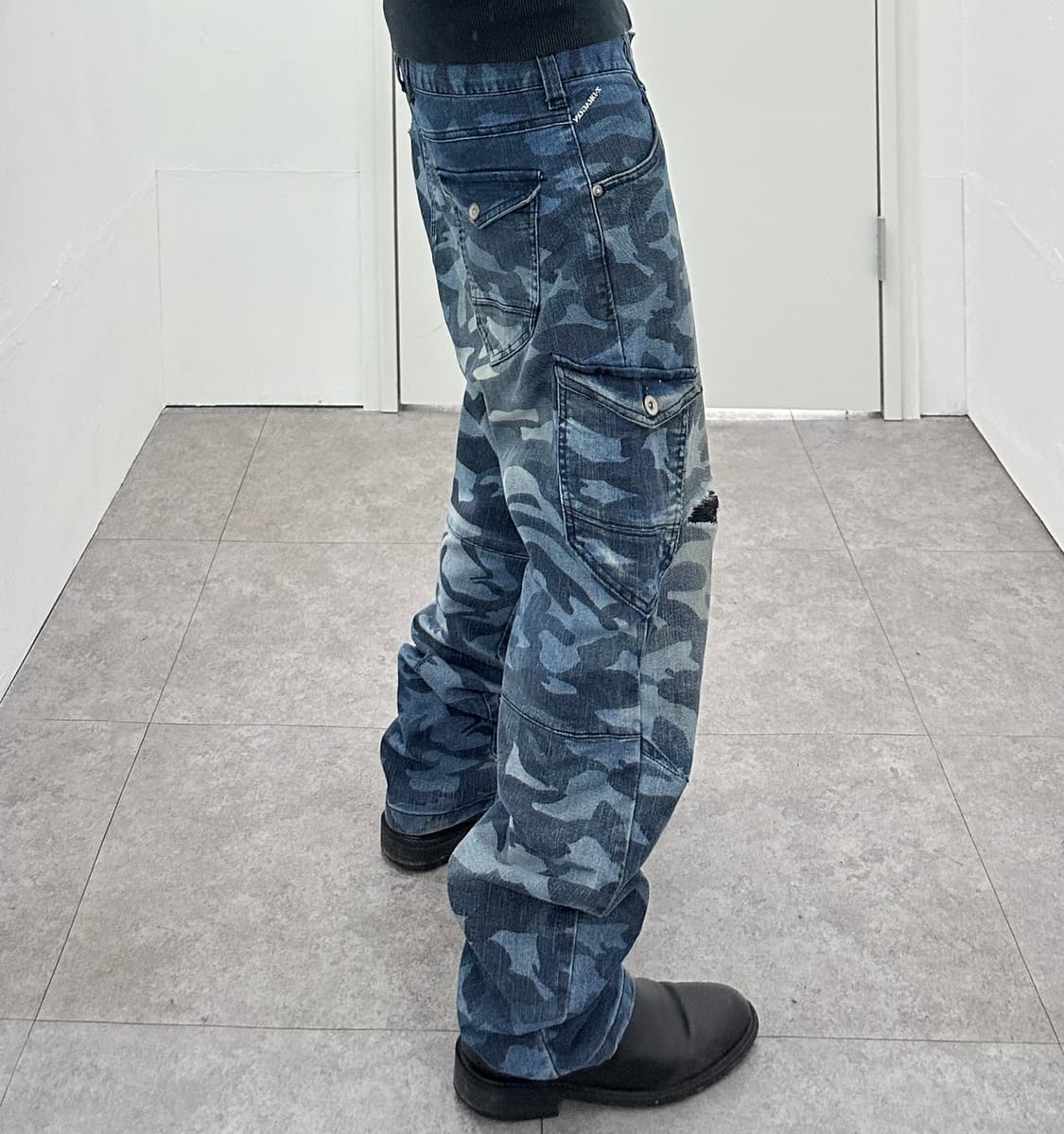 Z dragon camo denim cargo pants  상품이미지3
