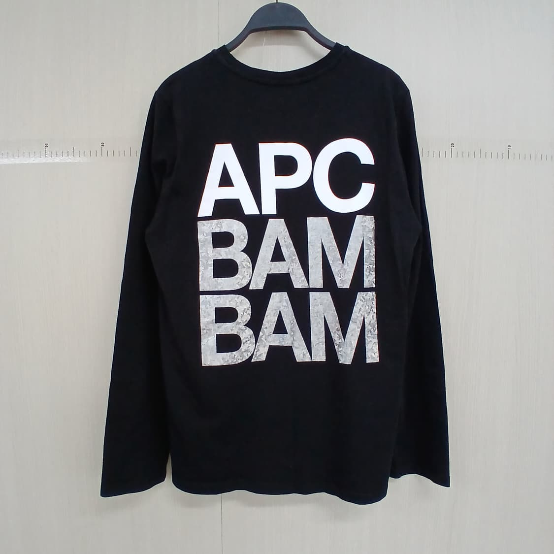 A.P.C. 블랙 색상 긴팔 티셔츠 상품이미지4