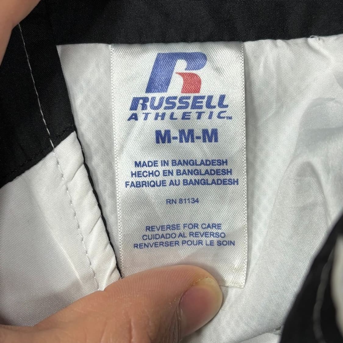 러셀 자수 배색 바람막이 V0480 상품이미지6