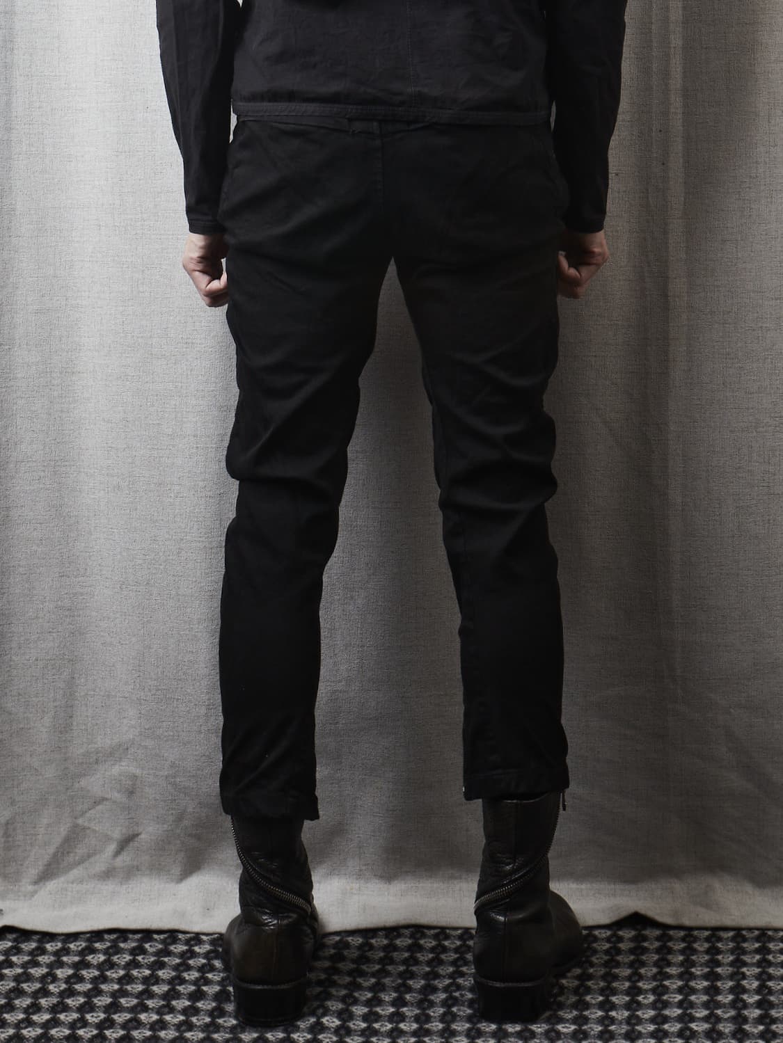 Julius 17ss 블랙 라이더 크롬 팬츠 상품이미지10