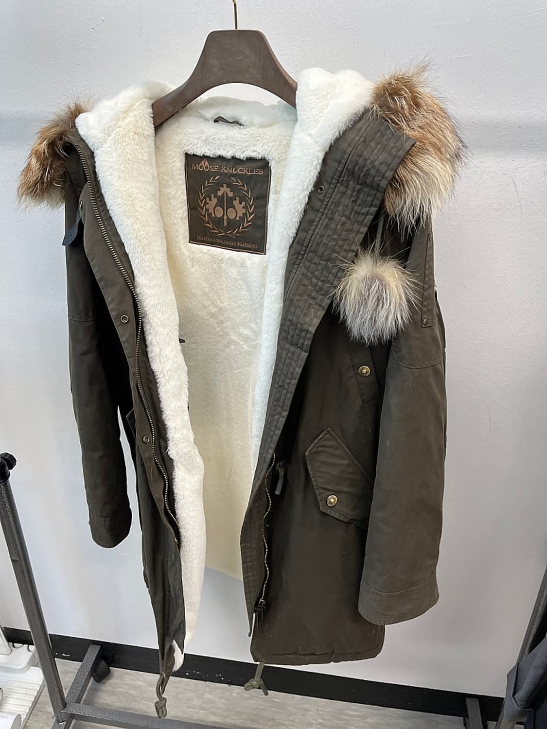 여) 무스너클 밀리터리 퍼 야상자켓  상품이미지5