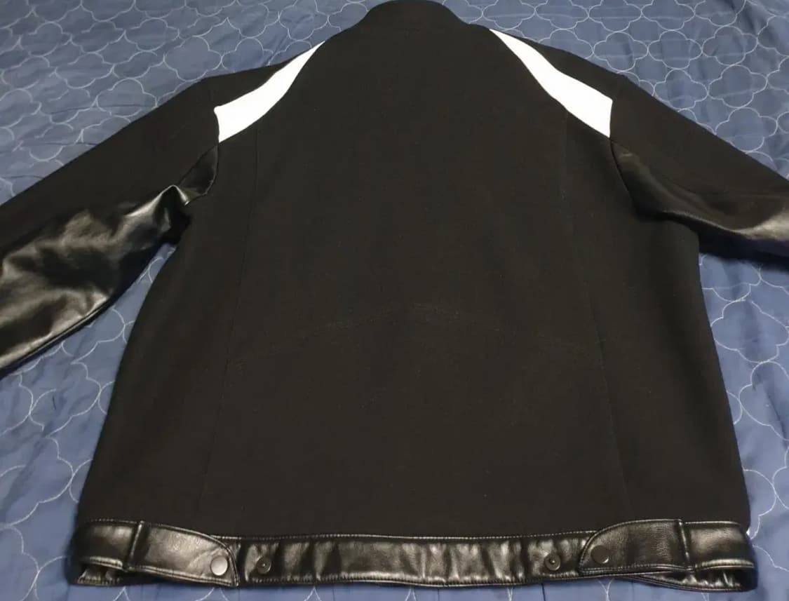 (주우재 PICK) 인사일런스 리치울 블렌드 레이싱 자켓 블랙 (L) 상품이미지4