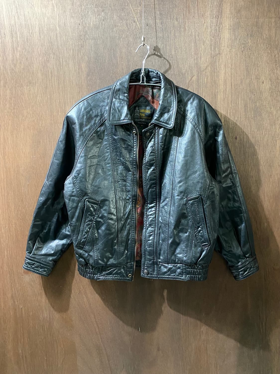 [95] 90s London 런던포그 소가죽 봄버자켓 상품이미지7