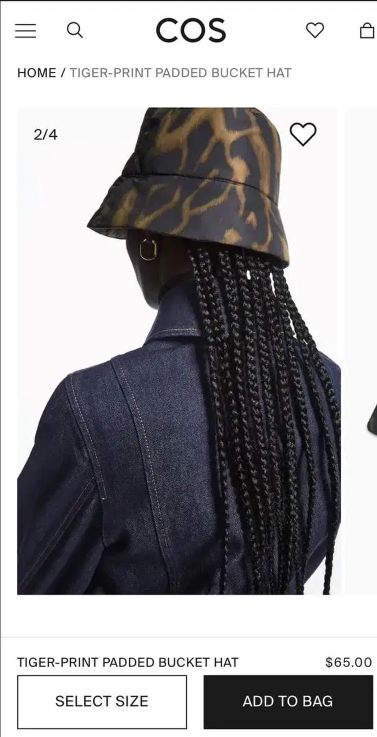  COS PADDED BUCKET HAT 새상품 상품이미지3