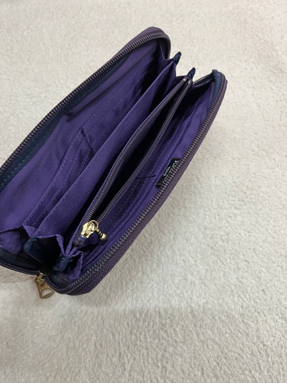 Porter 포터 도트 장지갑 퍼플 상품이미지7