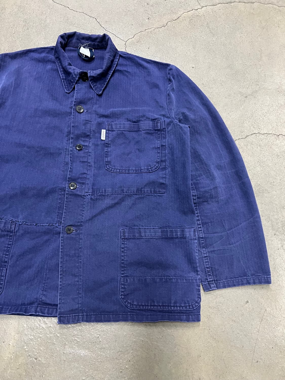 VINTAGE WASHING HBT 헤링본트윌코튼 프렌치워크자켓 상품이미지5