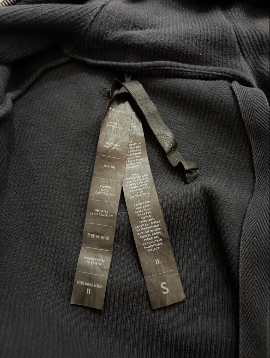 급처 보리스 비잔 사베리 AW14 닌자후드 상품이미지3