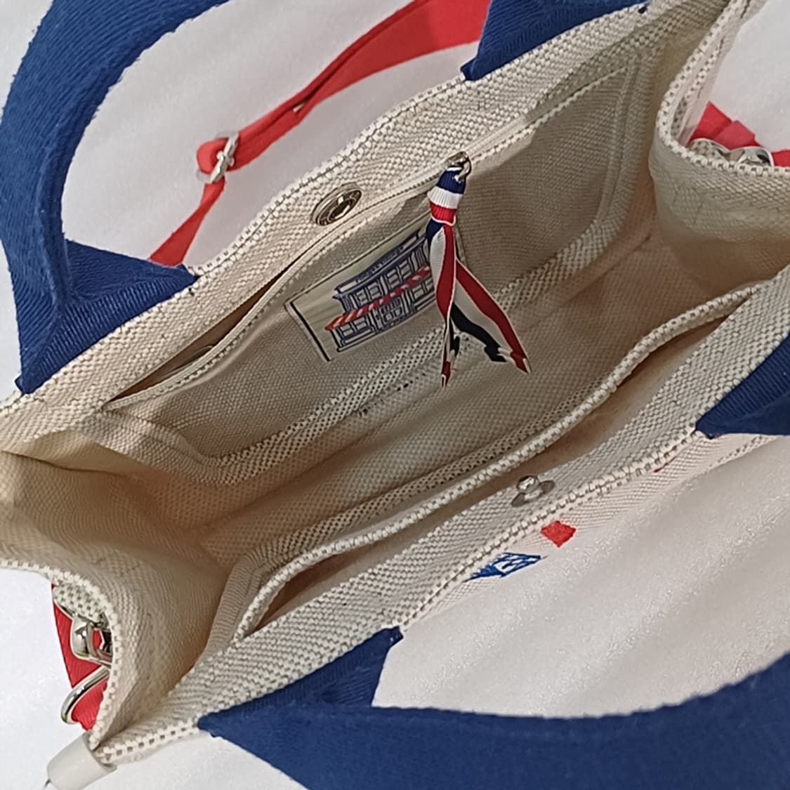 한섬 루즈앤라운지 X 제인마치 파리 캔버스 토드백 M 가방 사랑봉봉 상품이미지4