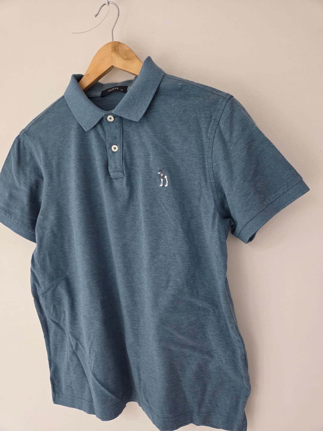 헤지스 블루 반팔카라티(95사이즈) 상품이미지3