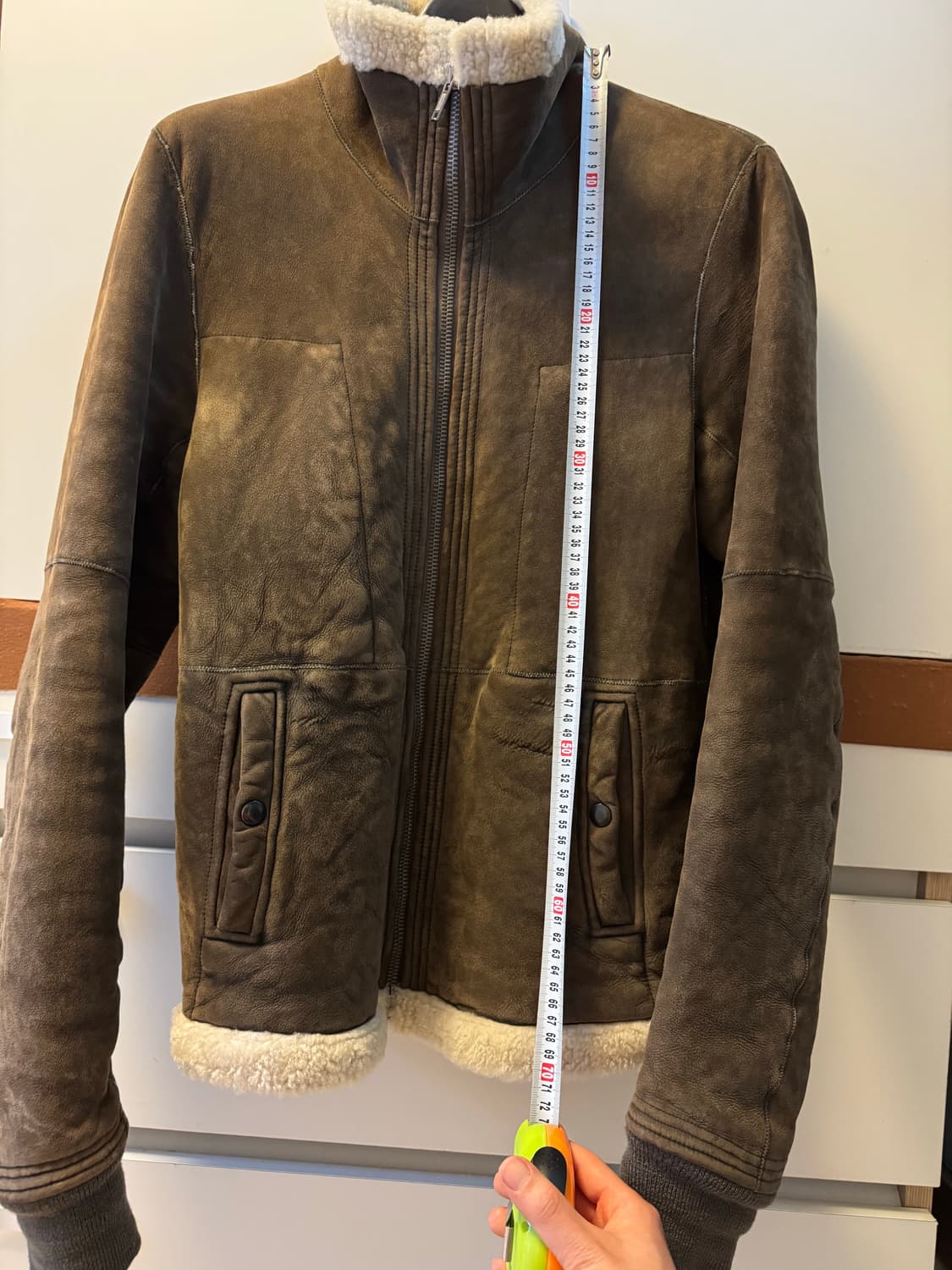 릭오웬스 램스킨 무스탕 S사이즈 상품이미지5