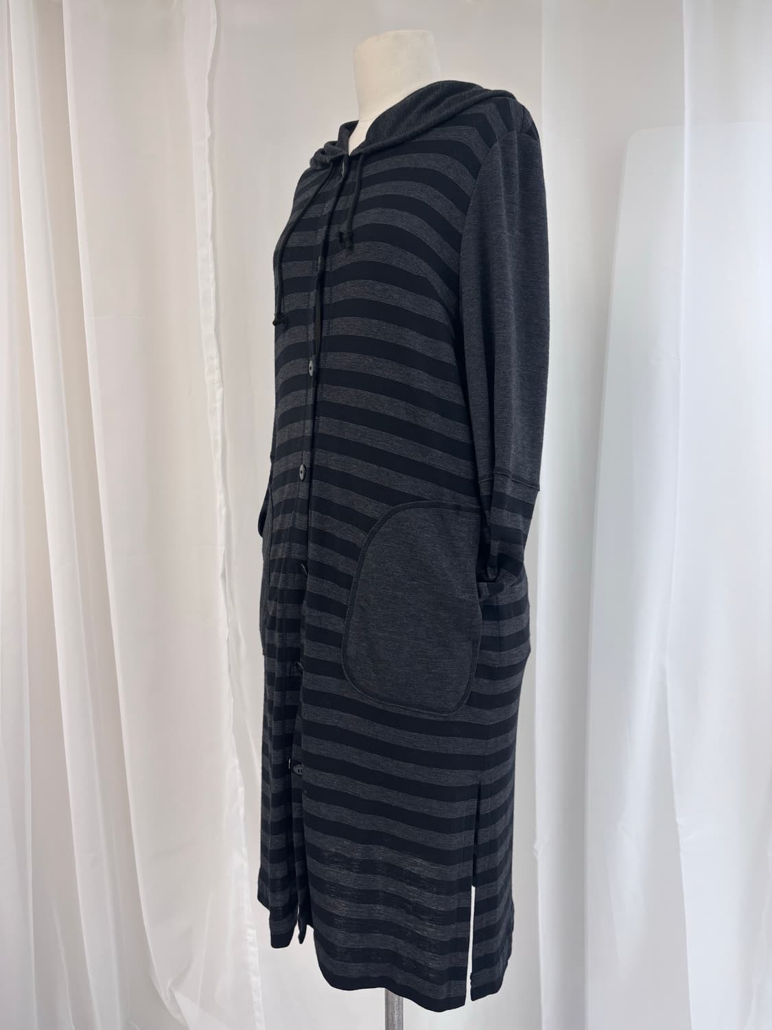 고스 스트라이프 롱 트임 가디건 상품이미지7