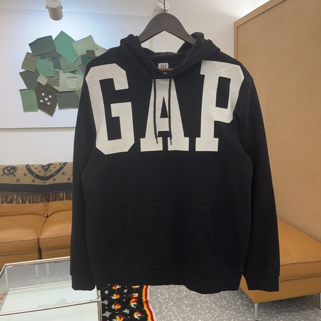 갭 올드스쿨 빅로고 백프린팅 후드티 L C06491 상품이미지3