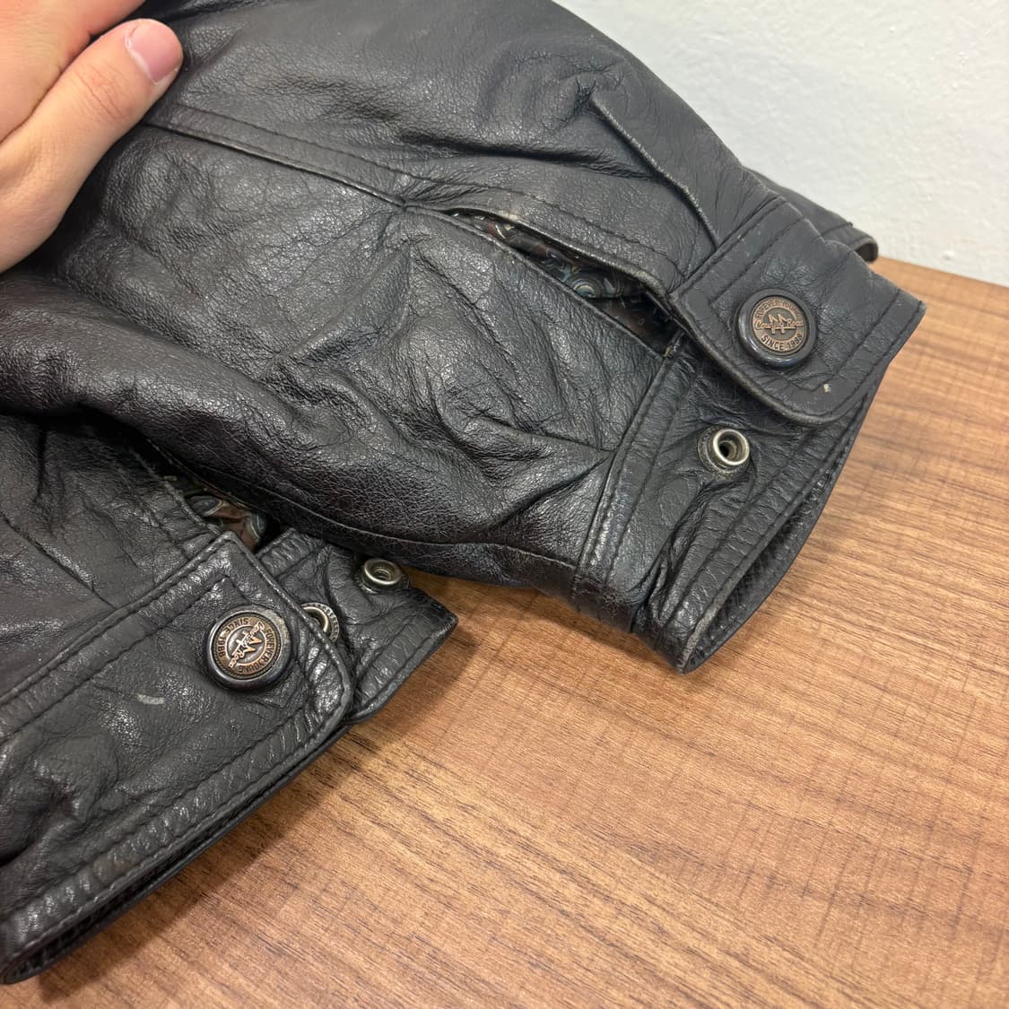 빈티지 양가죽 무스탕 레더자켓 상품이미지8