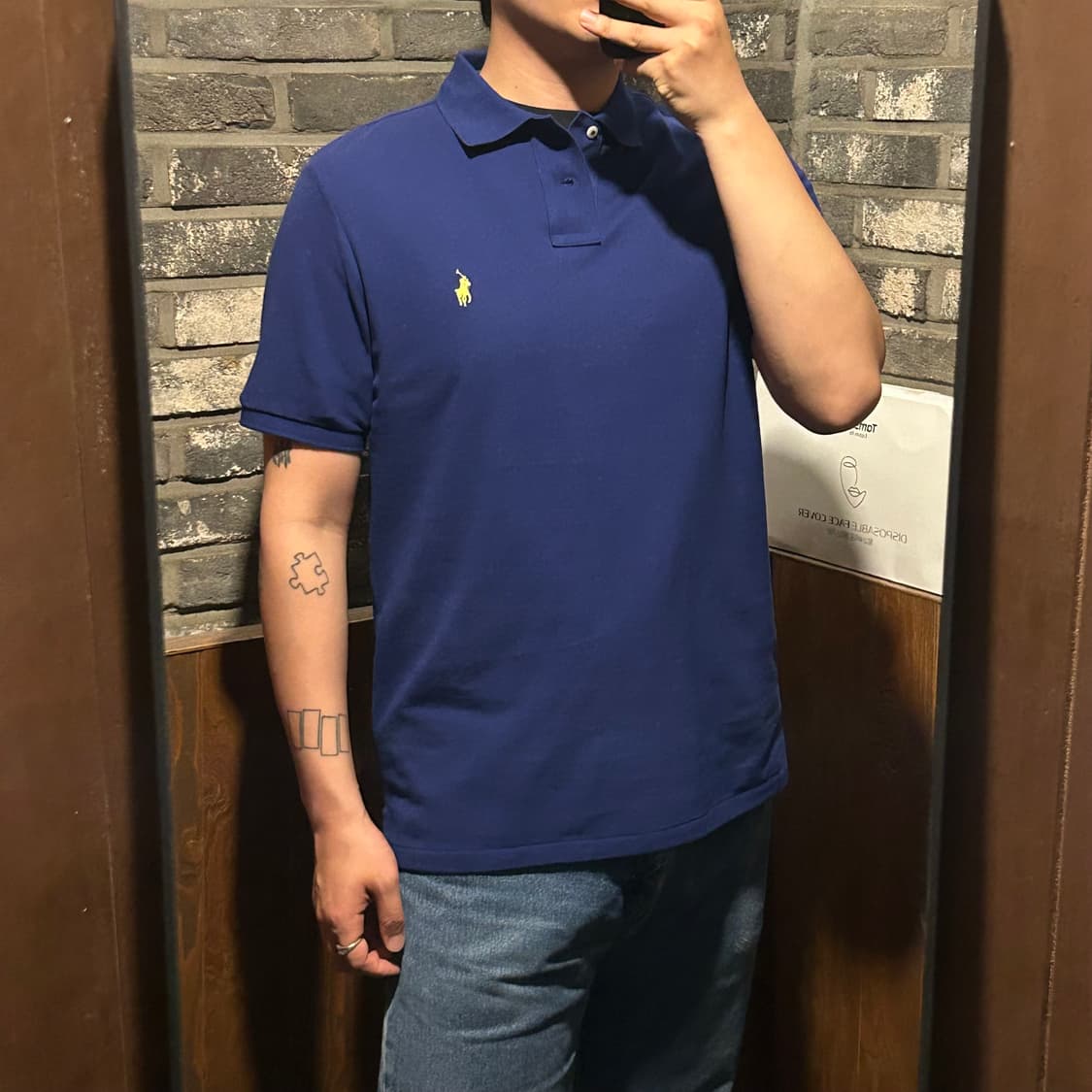 L) 폴로 랄프로렌 반팔 카라티 PK 신형 큐알탭 새상품급 상품이미지9