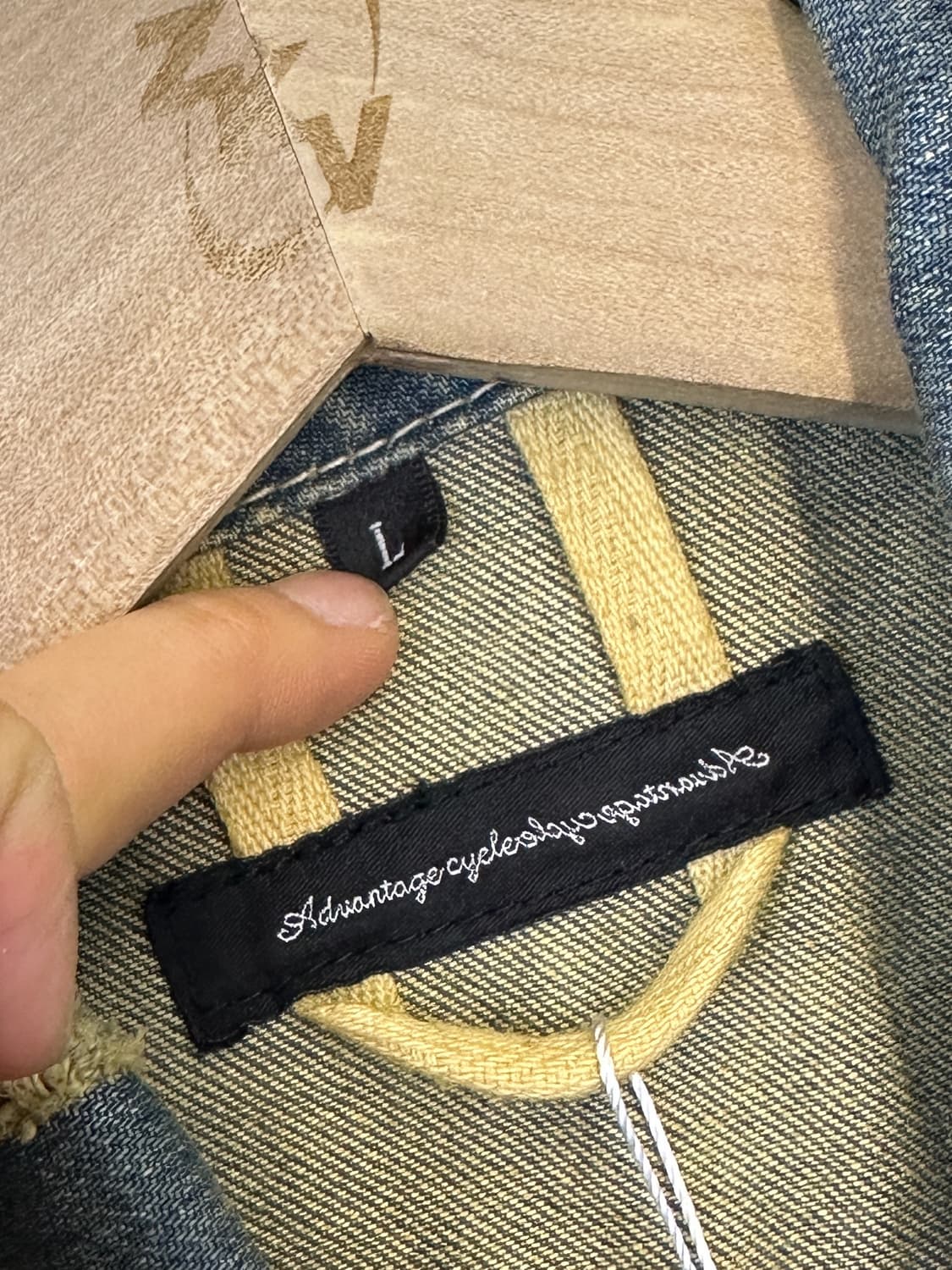 어드밴티지 사이클 페이드 디스트레스드 보로 데님 자켓 상품이미지4