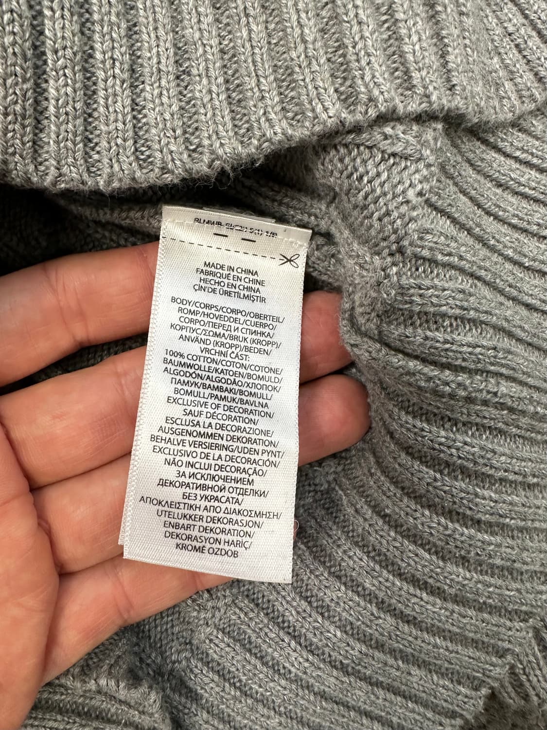 폴로 랄프로렌 케이블 니트 S 상품이미지3