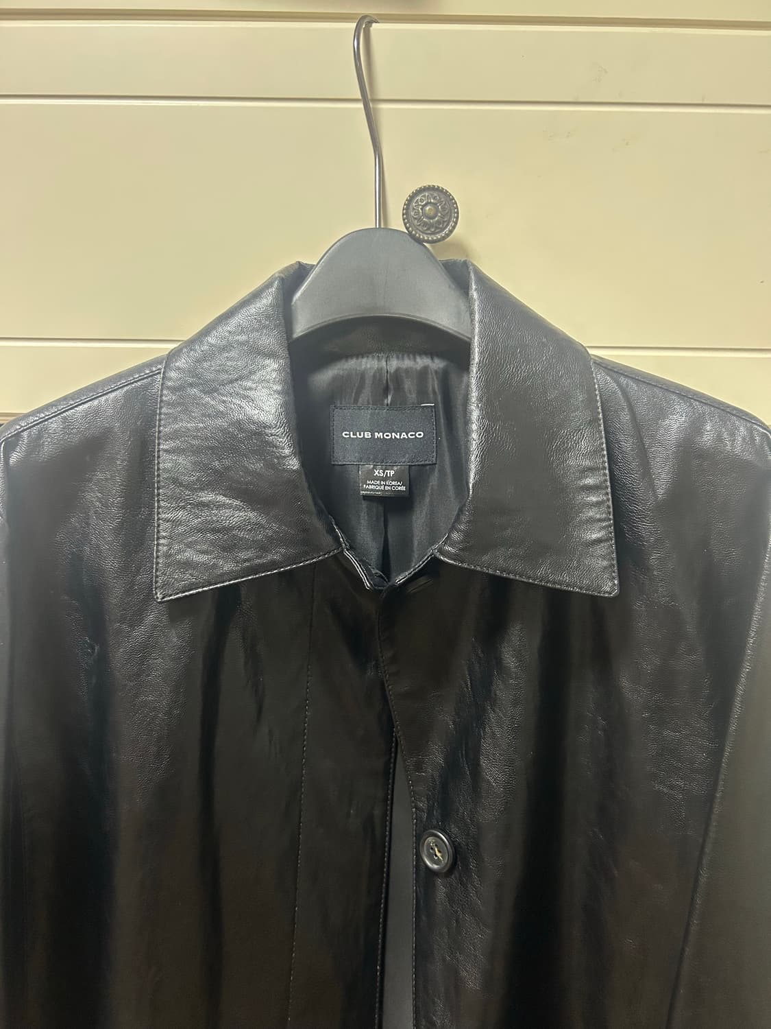 클럽모나코 레더 자켓 상품이미지3